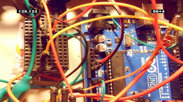 ARDUINO - SQUARE WAVE SYNTH DIY BREADBOARD WITH IDE CABLE