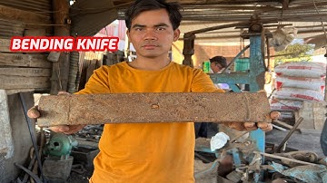 HOW TO MAKE THE BEST KNIFE FROM THICK LEAF SPRING.