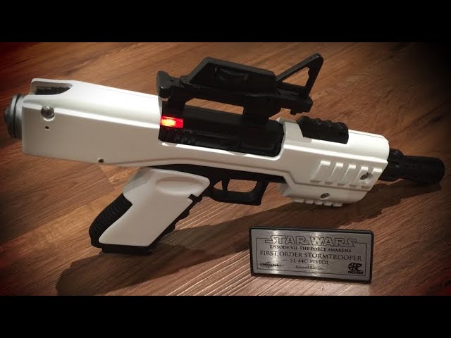 First Order Stormtrooper SE-44C Blaster Pistol from 3DpropsNL (by OxR  Creations) 