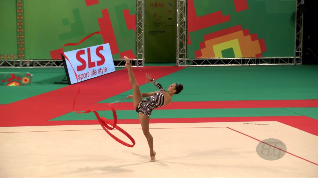 DUSSAN Lina (COL) - 2022 Rhythmic Worlds, Sofia (BUL) - Qualifications Ribbon
