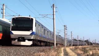 2013年1月2日のE531系 & 「フレッシュひたち17号」