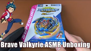 Brave Valkyrie Evolution' 2A unboxing and test battle | ASMR | Beyblade Burst | Valt Aoi