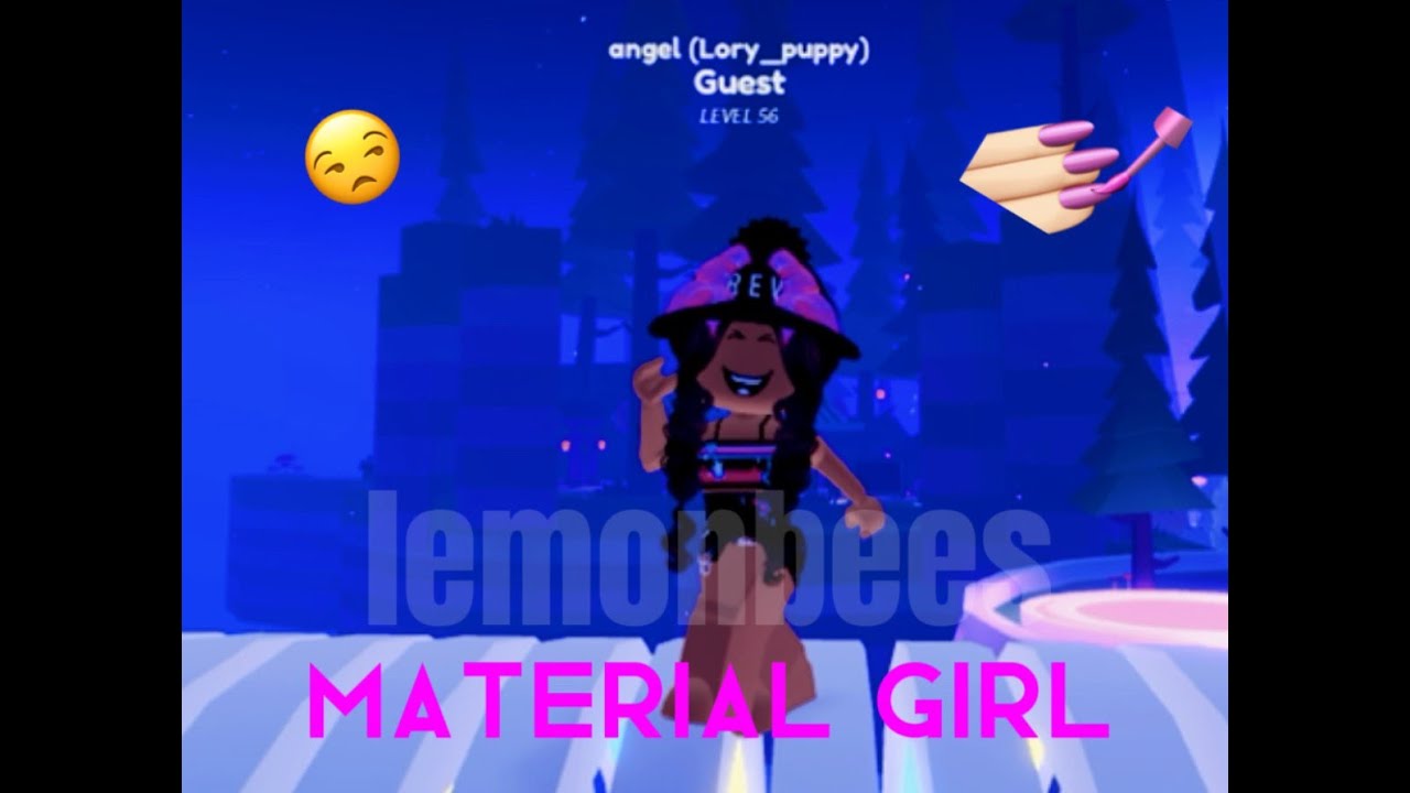 Material girl edit YouTube