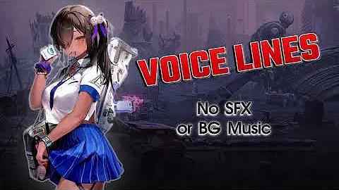 Naga - ALL Voice Lines (NO BACKGROUND MUSIC) Nikke Goddess of Victory [ENGLISH]