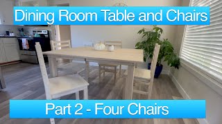 Building Dining Room Chairs Part 2