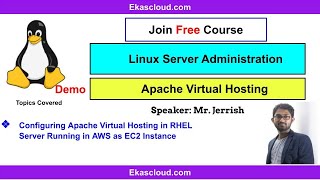 #Linux Apache Virtual Hosting | Ekascloud | English