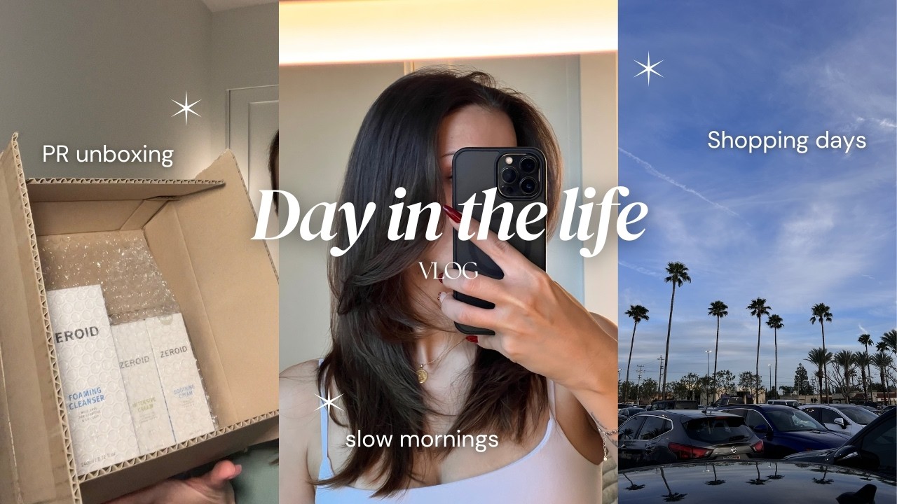 Living in LA 🤍 | Unemployed but Busy: Social Media, My First Korean Skincare PR + Shopping Haul