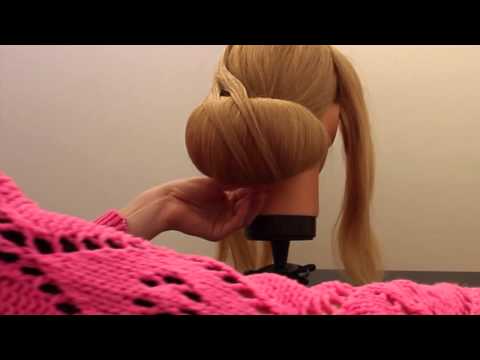 Гладкий пучок красивая свадебная вечерняя прическа прическа на выпускной/ bridal hairstyle Гладкий пучок красивая свадебная вечерняя прическа прическа на выпускной/ bridal hairstyle