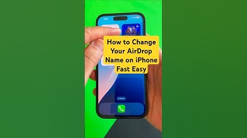 How to Change Your AirDrop Name on iPhone Fast Easy! name on iphone, #tips #howto #iphone #Shorts