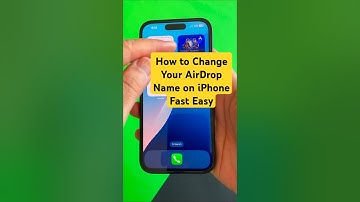 How to Change Your AirDrop Name on iPhone Fast Easy! name on iphone, #tips #howto #iphone #Shorts