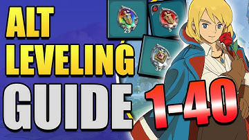 Leveling Alts is a HUGE DEAL! Ni No Kuni: Cross Worlds Alt Leveling and Reward Guide (NNK:CW)