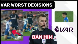 3 "WORST" VAR Controversial Decisions That Affected Chelsea In Brighton Vs Chelsea | Scrap VAR