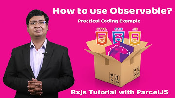 [Hindi] How to use Observable? Practical coding | Rxjs Tutorial with parceljs and plain html page