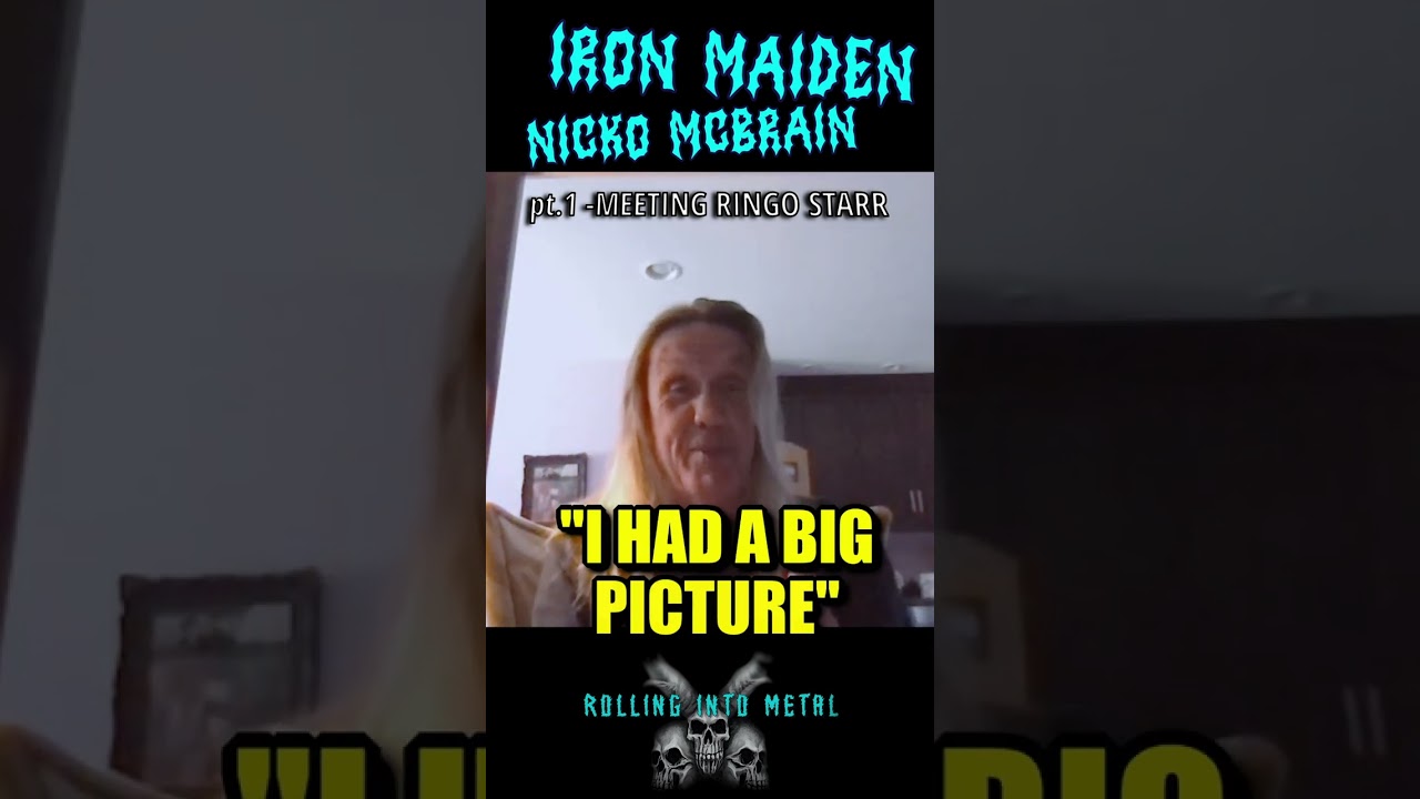 IRON MAIDEN'S NICKO MCBRAIN pt1 - MEETING RINGO STARR #shorts #metal #interview