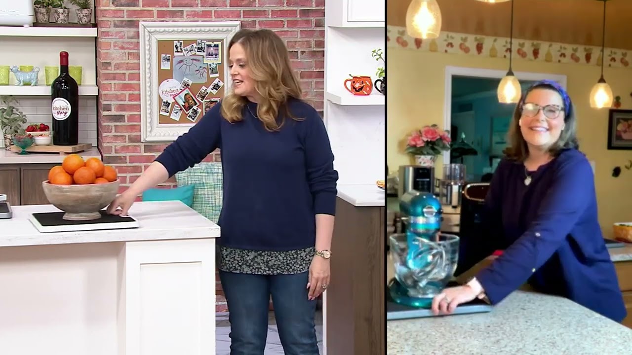 Nifty 2-Piece Small & Large Appliance Rolling Trays on QVC