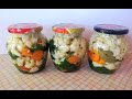 Маринованная Цветная Капуста на Зиму. Вкусная хрустящая закуска из цветной капусты. Вкусный рецепт.