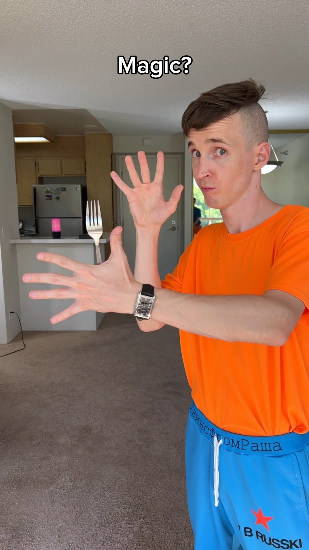 Flying fork MAGIC trick ? TRY IT ?