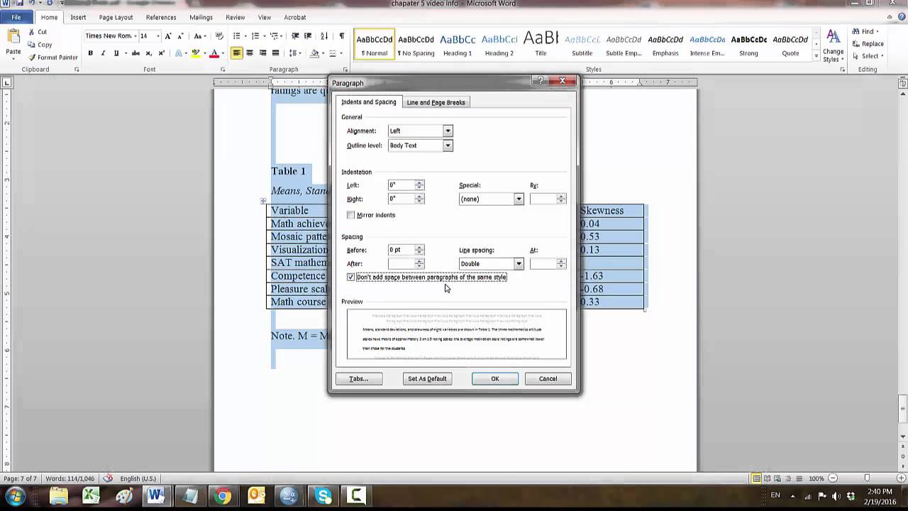 How to write demographic information in APA style or How to make APA style  table?