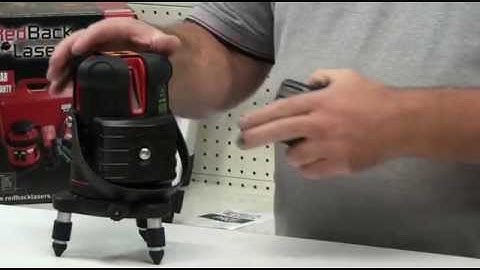 RedBack Lasers CX510 Multi line laser level - Features