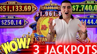 WOW I Was Super Lucky To Get 3 JACKPOTS On This New Slot Machine screenshot 4