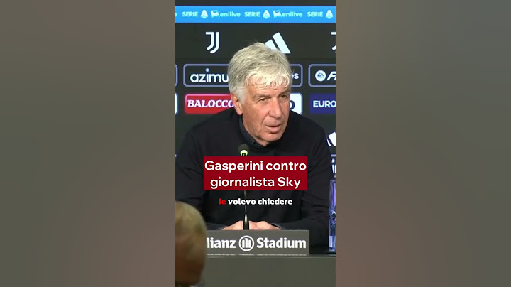 Gasperini contro giornalista Sky #shorts