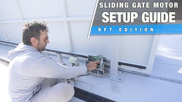 BFT Motor Setup and Programming for Sliding Gate