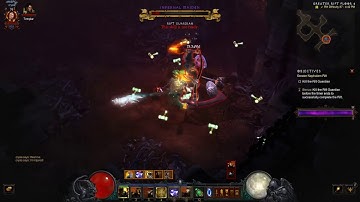 Diablo 3 season 10 patch 2.5 crusader hammerdin build GR87 - 4th attempt failed