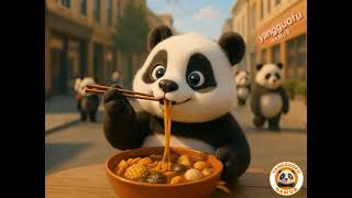 AI Character Animation Demo | Panda Mascot | Chen Yi