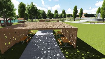 Landscape architecture - lumion 3d animation