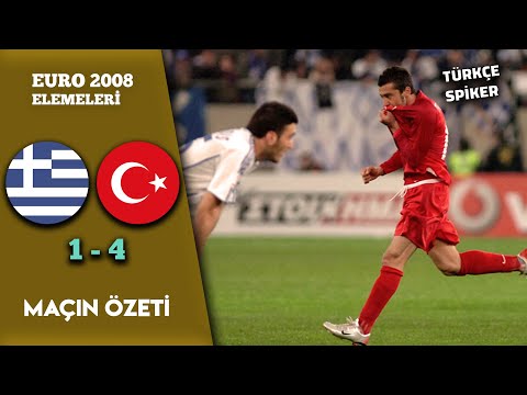Yunanistan 1-4 Türkiye | Euro 2008 Elemeleri - Destansı Zafer
