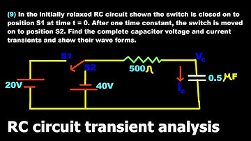 RC transient analysis II Problem 9