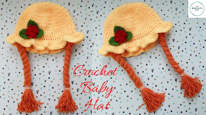 Learn to Crochet a Cute Baby Hat with Hair