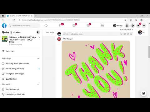 Cách đăng và tải tài liệu trên nhóm facebook