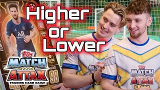 The Augeyboyz and Cal The Dragon Play #MatchAttax Higher or Lower 🤔 #Shorts
