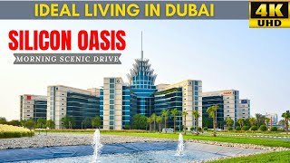 Dubai Silicon Oasis | Ideal Living in Dubai | Relaxation Music | Morning Drive | Sunrise | Dubai 4K screenshot 4