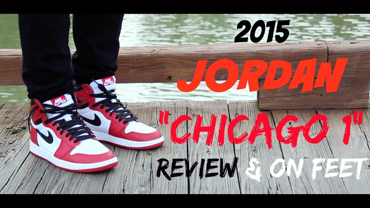 jordan 1 chicago 2015 on feet