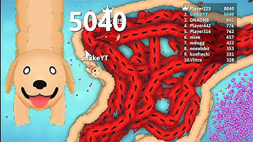 Snake.Io 🐍 Pro Giant Snake Vs Troll Tiny Snake! Epic Snakeio Gameplay