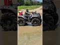 8 year old rides ATV #mud