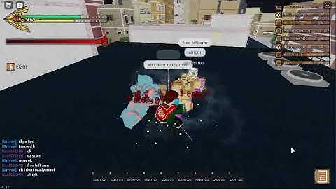 Guy scamming me for my left arm.. (YBA)