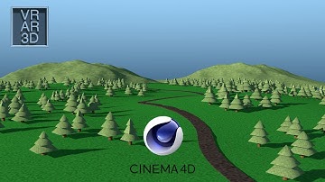 How to make roads, trails, and lines stick to terrain using Project and Round in Cinema 4D