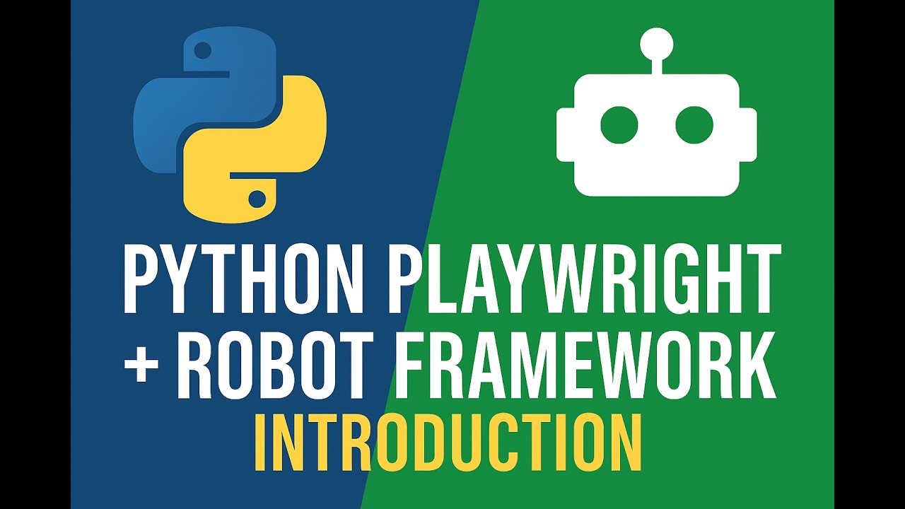 PART 3 - Python Playwright Robot Framwork Introduction | Framework ...