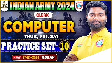 Indian Army 2024 | Army Clerk Computer Practice Set #10, Computer PYQ