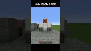 Full Easy lonely golem tutorial #minecraft  #minecaftshorts News