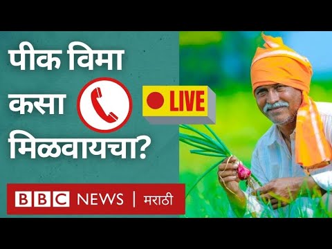 Crop Insurance LIVE: पीक विमा कसा मिळवायचा? शेतकऱ्यांचे प्रश्न आणि तज्ज्ञांची उत्तरं (BBC Marathi)