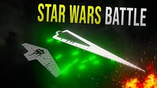EXECUTOR SSD vs SUPREMACY - STAR WARS EPIC BATTLE! - Space Engineers!
