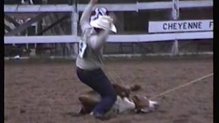 Calf Roping - Cheyenne Rodeo 1989 - Part 2