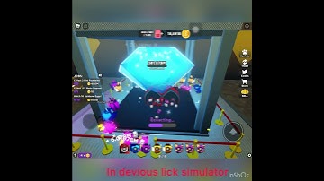 Breaking the huge afk diamond in devious lick simulator