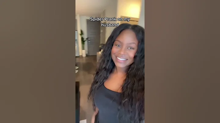 Spider filter prank on my husband 🤣