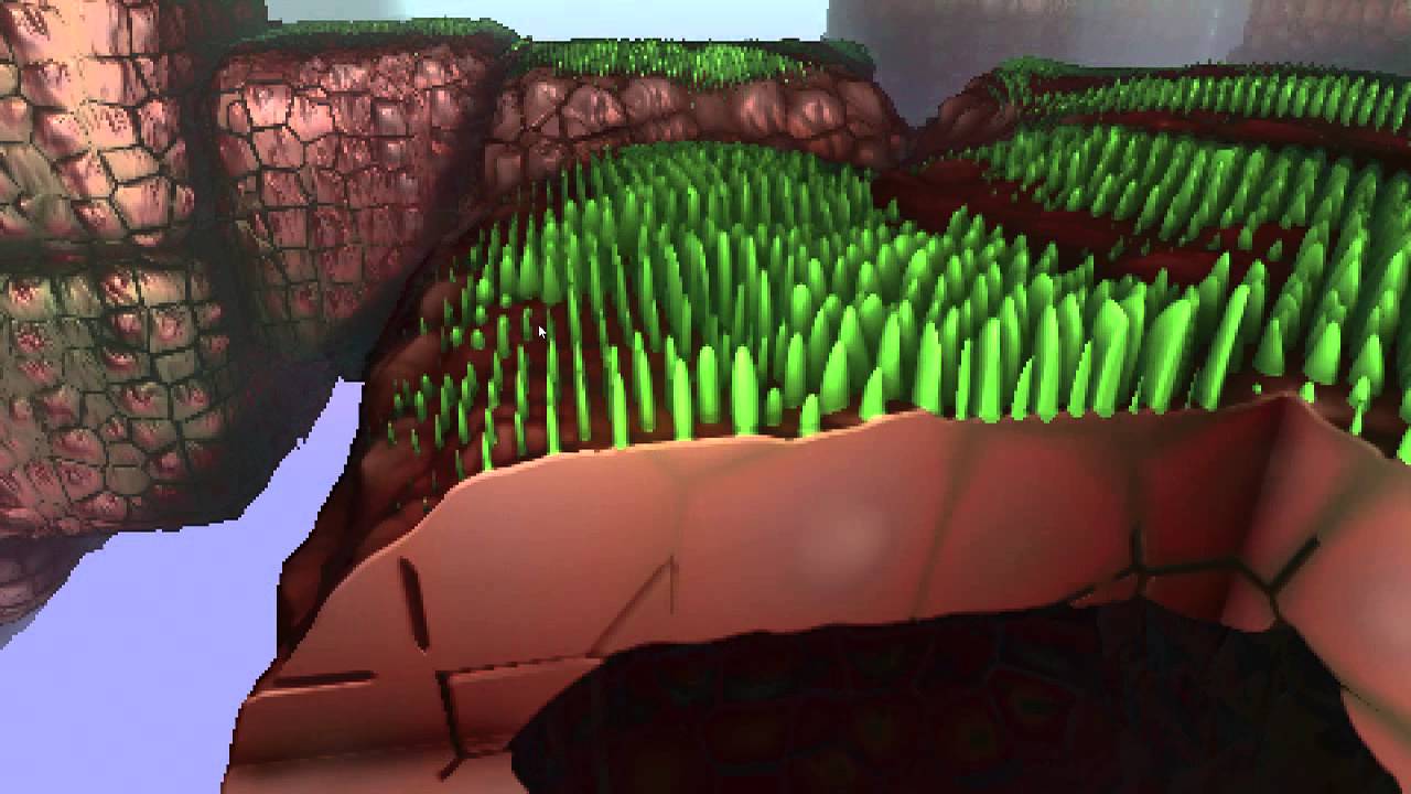 Voxel Quest Volumetric Grass and Terrain with New Rendering Methods