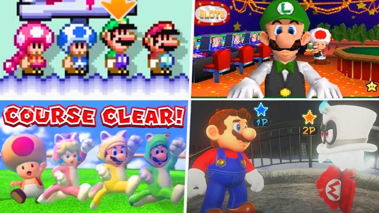Evolution of Super Mario Multiplayer (1983 - 2019) - YouTube